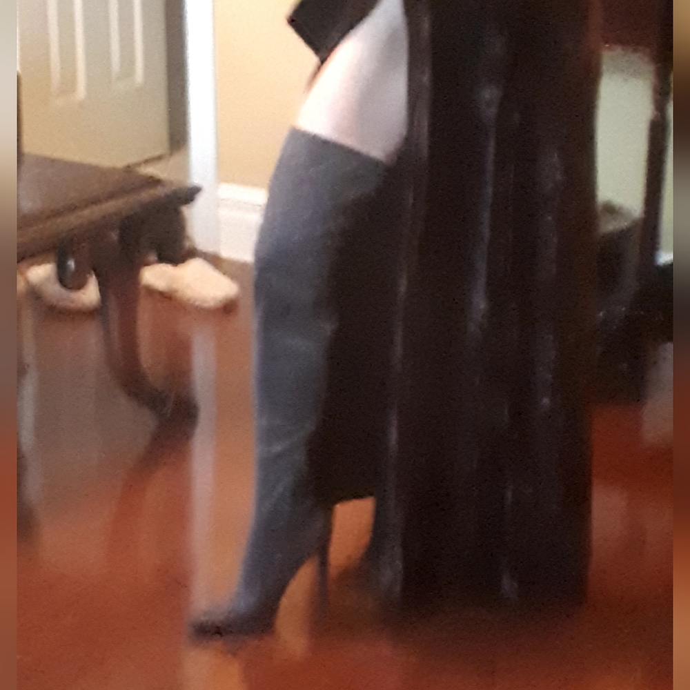 New Forever 21 Brownish Grey Over-the-Knee Boots
